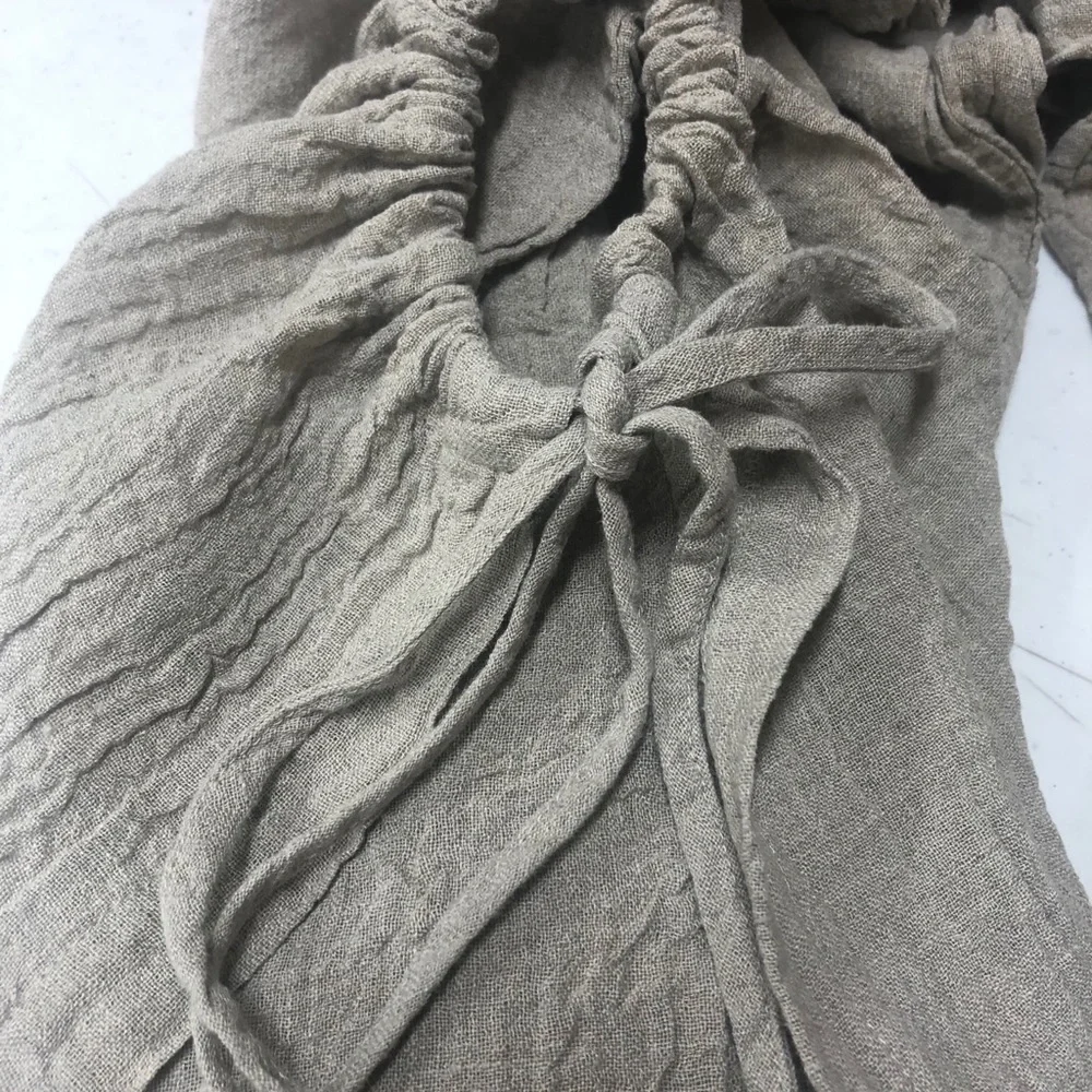 LUUKAA Crinkle Linen Double Layer Lagenloo… - Picture 5 of 6